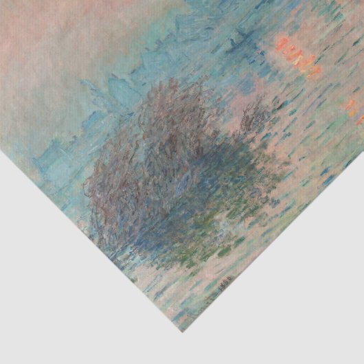 モネサンセットセーヌファインアート印象派 薄葉紙 (詳細)