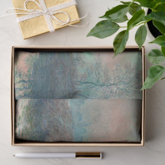 モネサンセットセーヌファインアート印象派 薄葉紙 (ギフト)