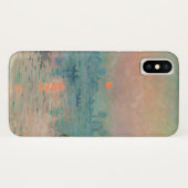 モネサンセットセーヌファインアート印象派 Case-Mate iPhoneケース (裏面(横))