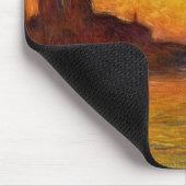 モネサンセットヴェネツィアカラフル印象派アート マウスパッド (コーナー)