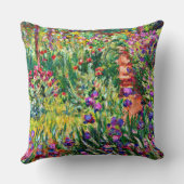 モネザアイリスガーデンアットジヴェルニー装飾用クッション クッション (裏面)