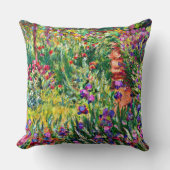 モネザアイリスガーデンアットジヴェルニー装飾用クッション クッション (正面)