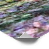 モネザウォーターリリー池 ポスター (角)