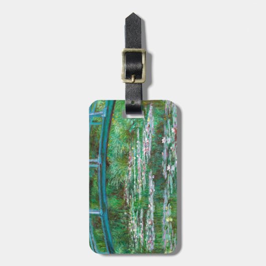 モネザフットブリ日本のッジファインアート ラゲッジタグ (正面縦)