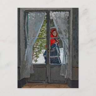 モネザレッドカーチヴィンテージ絵画ズ ポストカード