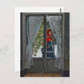 モネザレッドカーチヴィンテージ絵画ズ ポストカード (正面/裏面)