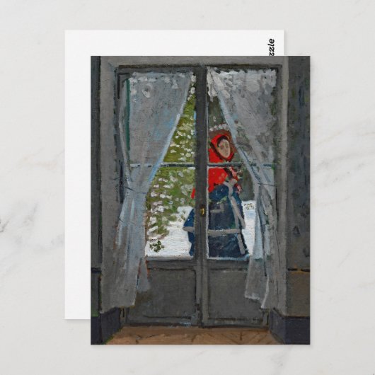 モネザレッドカーチヴィンテージ絵画ズ ポストカード (正面/裏面)