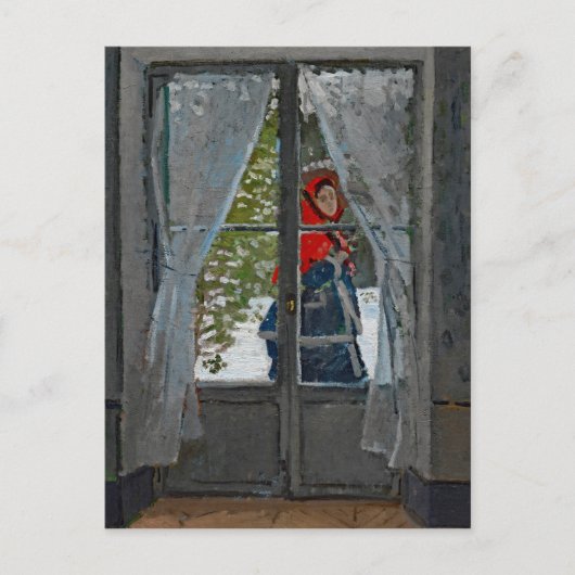 モネザレッドカーチヴィンテージ絵画ズ ポストカード (正面)