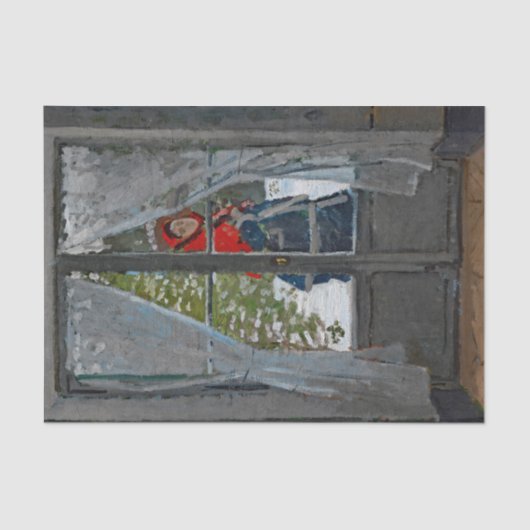 モネザレッドカーチヴィンテージ絵画ズ 薄葉紙 (正面)