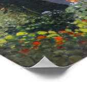 モネシーサイドガーデン開花クラシックシースケープ ポスター (角)