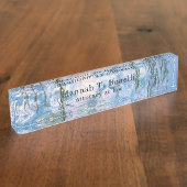 モネスイリープロフェッショナルクラシカル作品 デスクネームプレート (側面)