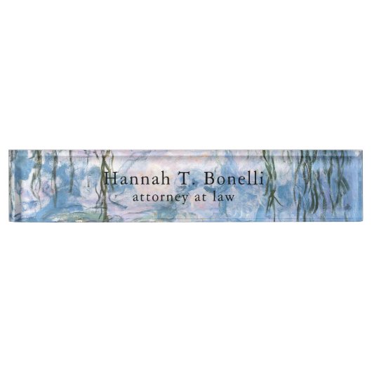 モネスイリープロフェッショナルクラシカル作品 デスクネームプレート (正面)