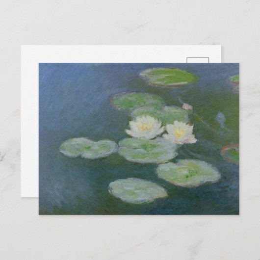 モネスイリー夕べ効果 シーズンポストカード (正面/裏面)