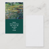 モネスイリー(1904年)ファインアート 名刺 (正面/裏面)