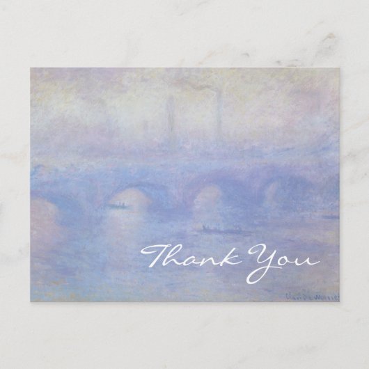 モネズウォータールー橋 ポストカード (正面)