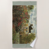 モネズガーデンアットアルジェンティーユバイクロード・モネ ビーチタオル (正面)