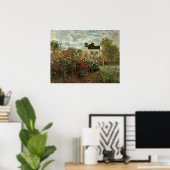 モネズガーデンアットアルジェンティーユバイクロード・モネ ポスター (ホームオフィス)