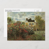 モネズガーデンアットアルジェンティーユバイクロード・モネ ポストカード (正面/裏面)