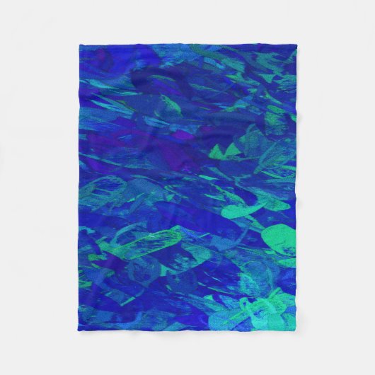 モネズガーデン フリースブランケット (正面)