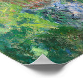 モネズザアーティストガーデンアットヴェテウイル ポスター (角)