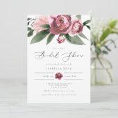 モネダスティー赤面フローラガーデンブライダルシャワー 招待状 (スタンド正面)