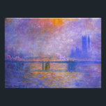 モネチャリングクロスブリッジプリント フォトプリント          <br><div class="desc">モネチャリングクロスブリッジプリント。キャンバス上の油絵1903.テムズ川に架かるチャリング・クロス橋のモネで最も美しいレンディションの一つ。プルプル、ピンク、黄色の使用は、品質のような夢絵画の夕暮れ魅力的を提供する。クロー素晴らしド・モネ、印象派、テムズ川、アートのファンのためのギフトフランスの。</div>