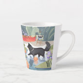 モネッツリトルヘルパー黒犬 カフェラテマグ (右)