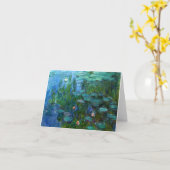 モネニンフェアスイレアノートカード カード (黄色い花)