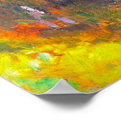 モネパープル睡蓮のポスター ポスター (角)