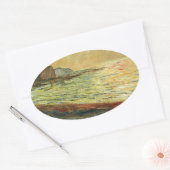 モネビーチアットポーヴィル 楕円形シール (封筒)