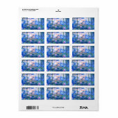 モネピンクのスイレーベル ラベル (フルシート)