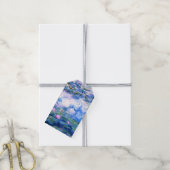 モネピンクの睡蓮 ギフトタグ (より糸付き)