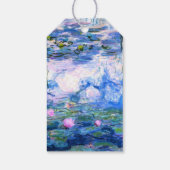 モネピンクの睡蓮 ギフトタグ (裏面)