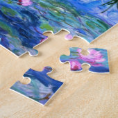 モネピンクの睡蓮 ジグソーパズル (側面)