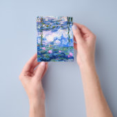 モネピンクの睡蓮 チラシ (手)