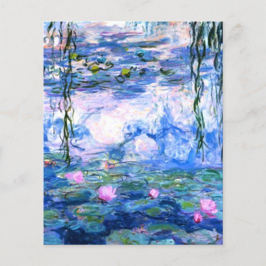 モネピンクの睡蓮 チラシ (正面)