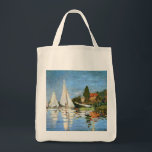 モネファインアートレガッタバッグ トートバッグ<br><div class="desc">印象派のアーティスト、クロードフランスの・モネによる「Regatta At Argenteuil」（1840年～1926年）。</div>