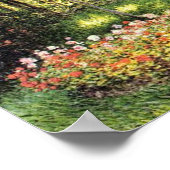 モネファミリーインザガーデン芸術的プリント ポスター (角)