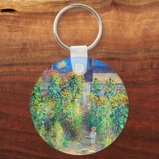 モネフラワーガーデン キーホルダー (正面)