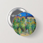 モネフラワーガーデン 缶バッジ (正面&裏面)