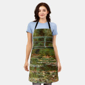 モネフランスのブリ日本のッジジバーニー エプロン (着用した状態)