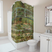 モネフランスのブリ日本のッジジバーニー シャワーカーテン (インサイチュ)