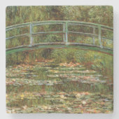 モネフランスのブリ日本のッジジバーニー ストーンコースター (正面)