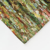 モネフランスのブリ日本のッジジバーニー フリースブランケット (角)