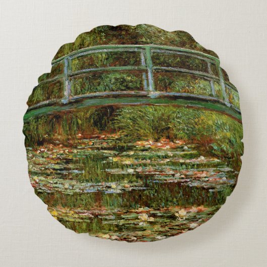 モネフランスのブリ日本のッジジバーニー ラウンドクッション (正面)