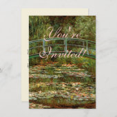 モネフランスのブリ日本のッジジバーニー 招待状 (正面/裏面)