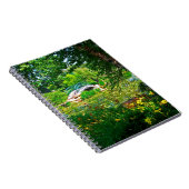 モネフランス印象派ピープルブリッジパークペイン ノートブック (右側)