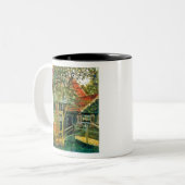 モネフランス印象派ピープルリトルブリッジパ ツートーンマグカップ (正面左)
