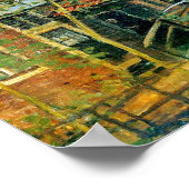 モネフランス印象派ピープルリトルブリッジパ ポスター (角)