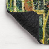 モネフランス印象派ピープルリトルブリッジパ マウスパッド (コーナー)